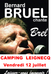 Bernard BRUEL chante Jacques BREL le 12 juillet